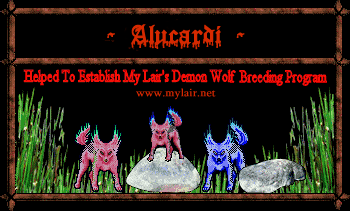 I'm helping to establish Demon Wolf Breeding - LOL